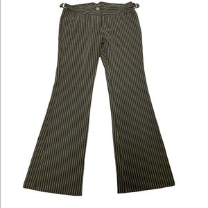 Zenana Outfitters black and white stripe wide leg dress pants size L